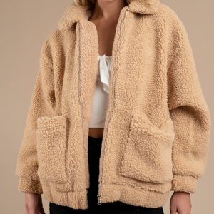 I.AM.GIA PIXIE TEDDY COAT CARAMEL
